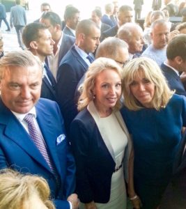 LL.AA.RR. i Duchi di Castro con Brigitte Marie-Claude Macron