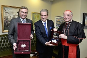 Visite du Prince Charles Bourbon Deux Sicile (Duc de Castro) en Albanie