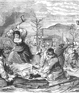 The pro-Bourbon rebellion in Isernia, seen by "Il Mondo Illustrato" of 1861 (Turin)